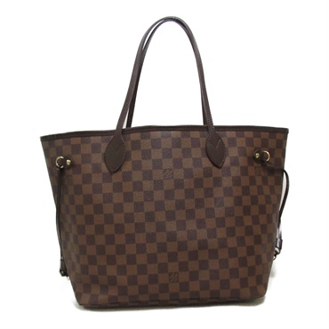 LOUIS VUITTON Neverfull MM Shoulder tote bag N51105 Damier Ebene Used women LV