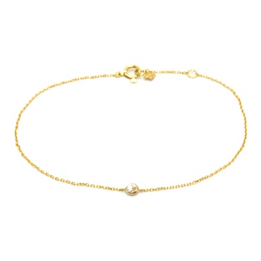 STAR JEWELRY Diamond Bracelet 18KPG Pink Rose Gold Used Women