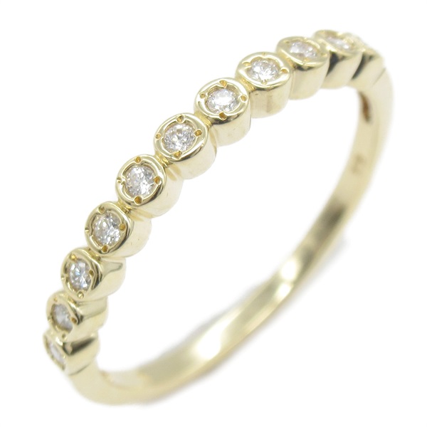 Vendome Aoyama Diamond Ring 18KYG Yellow Gold Used US size 5.75 women