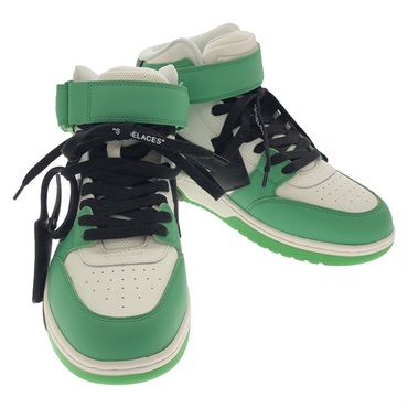 OFF-WHITE sneakers shoes #39  OMIA259S23LEA0015510 polyester Green Used mens