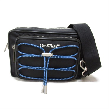OFF-WHITE Shoulder Bag crossbody OMNQ070F23FAB0011000 Nylon Black Used Women