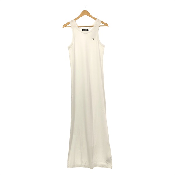 RAF SIMONS Long dress 231-W461100CO0010S cotton White Used Women #S