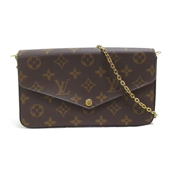 LOUIS VUITTON Pochette Felicie Chain Shoulder Crossbody Bag M61276 Monogram Used