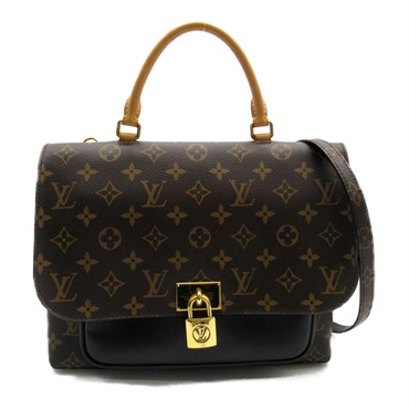 LOUIS VUITTON Marignan Shoulder Hand Crossbody Bag M44259 Monogram Noir Used LV