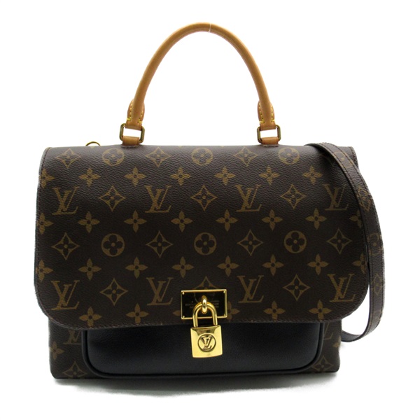 LOUIS VUITTON Marignan Shoulder Hand Crossbody Bag M44259 Monogram Noir Used LV