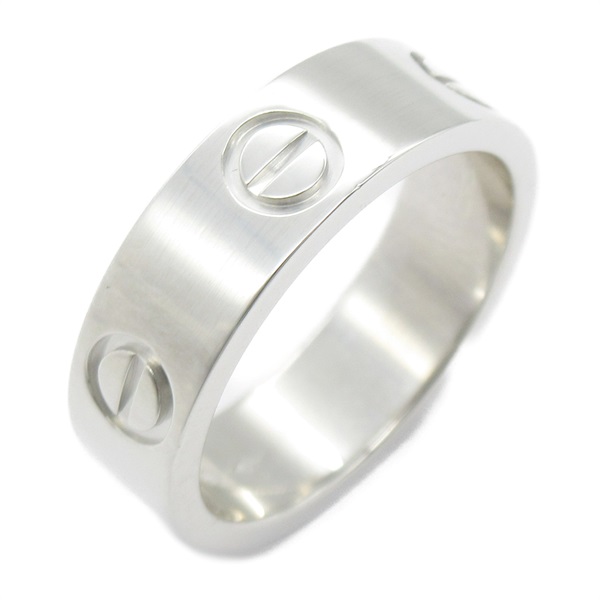 CARTIER Love Ring Pt950Platinum Used unisex US size 5.5 #50