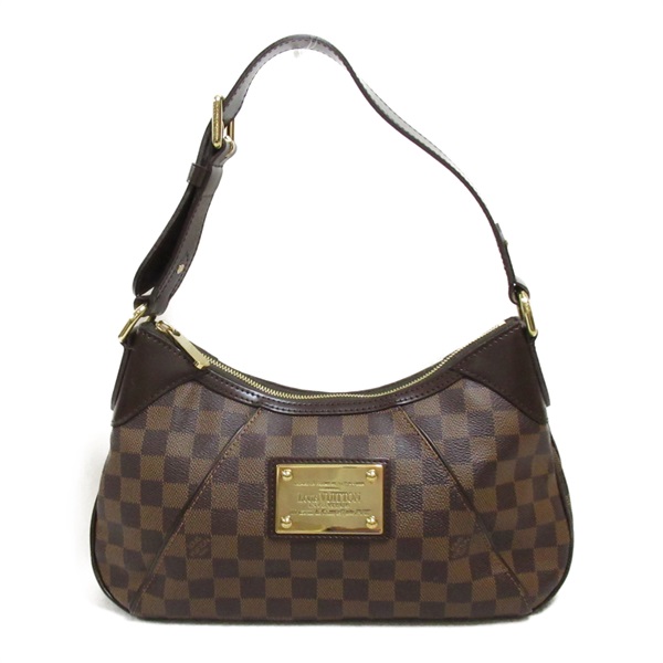 LOUIS VUITTON Thames PM Shoulder hand Bag N48180 Damier canvas Brown Ebene Used
