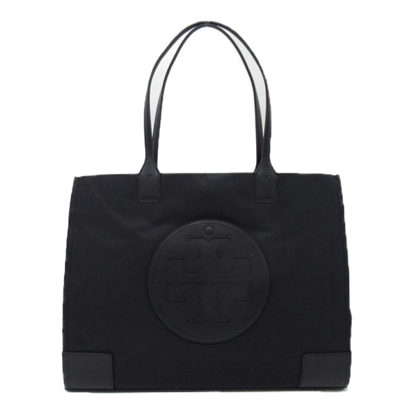 Tory Burch Tote Hand Bag 87116001 Nylon leather Black NEW unisex