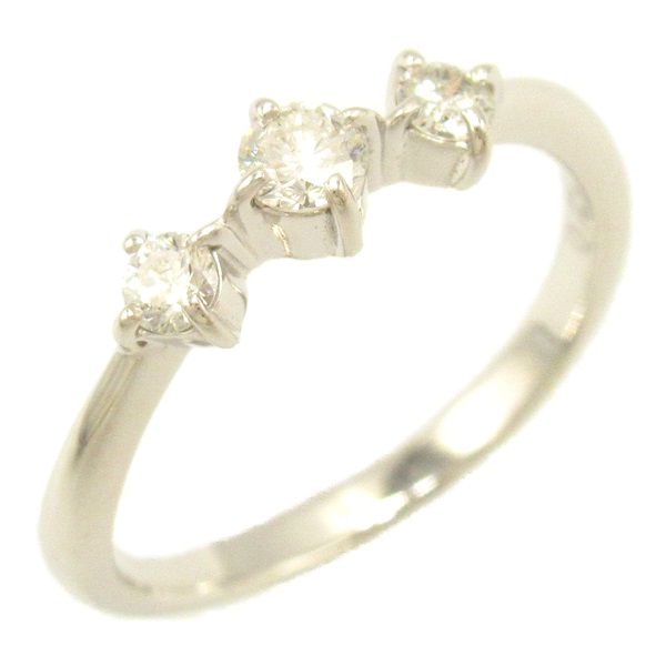 JEWELRY Diamond Ring 18KWG White Gold Used women US size 5