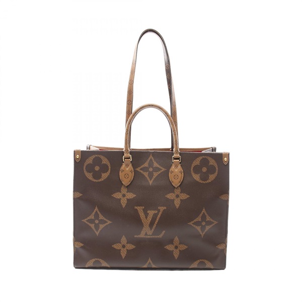 LOUIS VUITTON OntheGo GM Monogram Giant Reverse Shoulder Tote Bag M45320 canvas