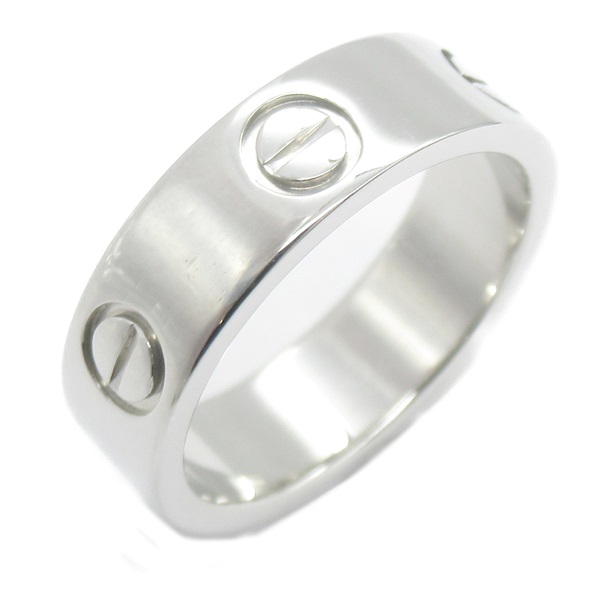 CARTIER love ring #5.57 US size Pt950 Platinum Used