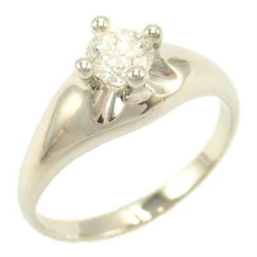 BVLGARI Corona Diamond Ring Pt950Platinum Used women US size 6.25