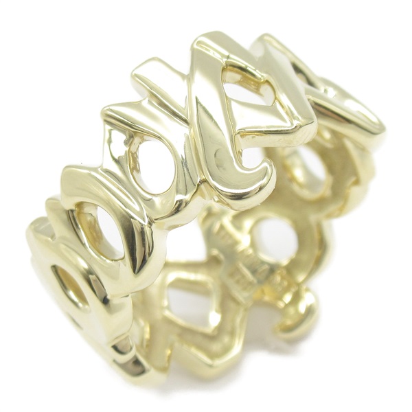 TIFFANY＆CO Love & kiss Ring 18KYG Yellow Gold Used unisex US size 5.75