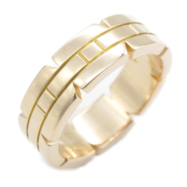 CARTIER Tank francaise Ring 18KPG Pink Rose Gold Used women US size 6 #52