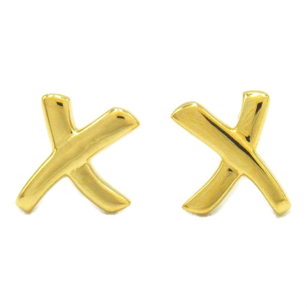 TIFFANY＆CO Graffiti Pierced earrings 18KYG Yellow Gold Used women