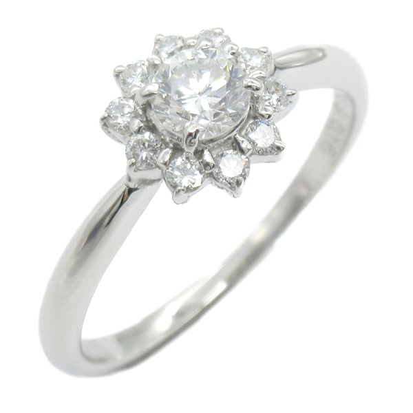 JEWELRY Diamond Ring Pt900Platinum Used women US size