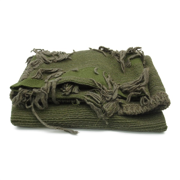 MM6 Blanket Scarf S52TH0042S18061 polyester Khaki Used Women