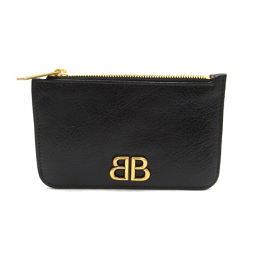 BALENCIAGA coin purse case wallet 7654652AAXB1000 leather Black