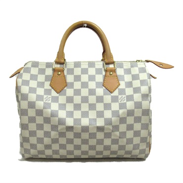 LOUIS VUITTON Speedy 30 Hand Boston bag N41533 Damier Azur canvas Beige Used LV