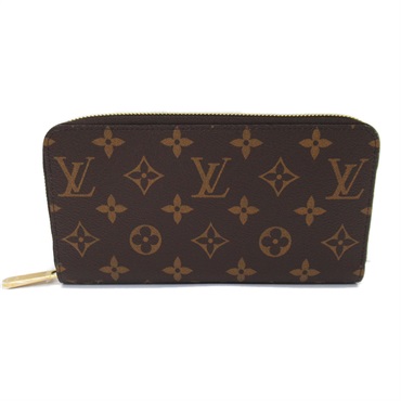 LOUIS VUITTON Zippy Long Wallet M42616 Monogram canvas Brown Used Women LV