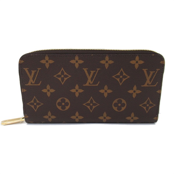 LOUIS VUITTON Zippy Long Wallet M42616 Monogram canvas Brown Used Women LV
