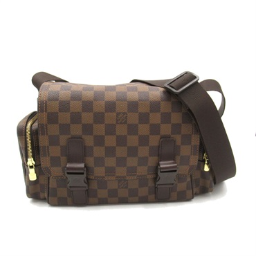 LOUIS VUITTON Reporter Melville Shoulder Bag N51126 Damier Brown Used unisex LV