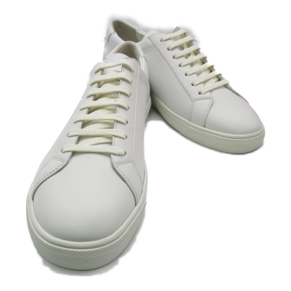 SAINT LAURENT sneakers 6068330M500903042.5 leather rubber White NEW mens #42 1/2