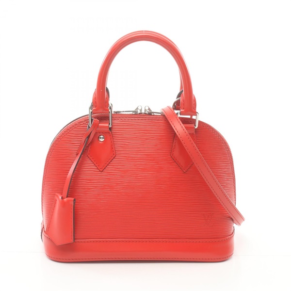 LOUIS VUITTON Alma BB Hand shoulder crossbody bag M41160 Epi leather Coquelicot