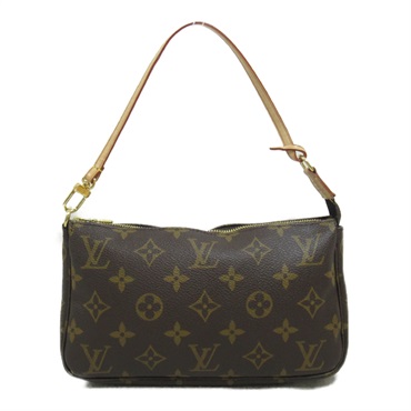 LOUIS VUITTON Pochette Accessoire accessory pouch mini bag M51980 Monogram Used