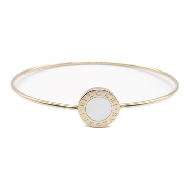 BVLGARI BVLGARI Shell Bracelet 18KPG Pink Rose Gold White Used Women