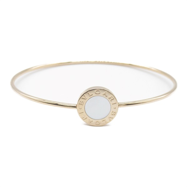 BVLGARI BVLGARI Shell Bracelet 18KPG Pink Rose Gold White Used Women
