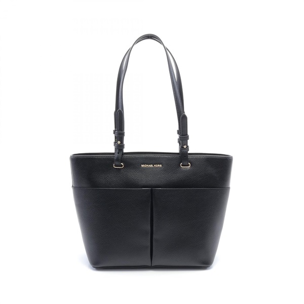Michael Kors BEDFORD Tote shoulder Bag 30F2GBFT2L leather Black Used