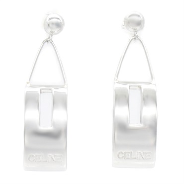 CELINE Pierced earrings Pt900 Platinum Used