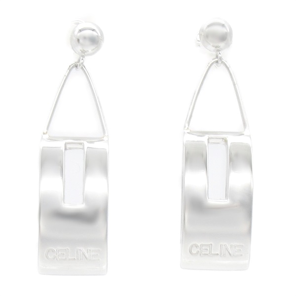 CELINE Pierced earrings Pt900 Platinum Used