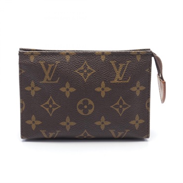 LOUIS VUITTON Pouch Toilette 15 Pouch bag M47546 Monogram Brown Used Women LV