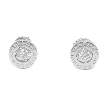 BVLGARI BVLGARI Pierced earrings Diaond 18KWG White Gold Used women