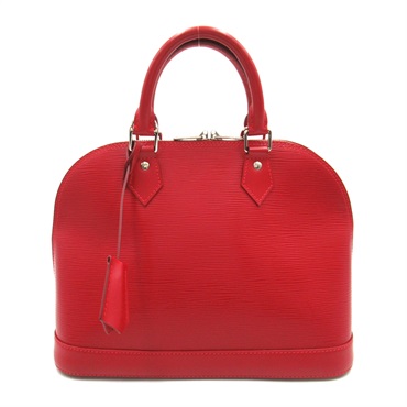 LOUIS VUITTON Alma PM Hand bag M4058E Epi leather Red Carmine Used Women LV