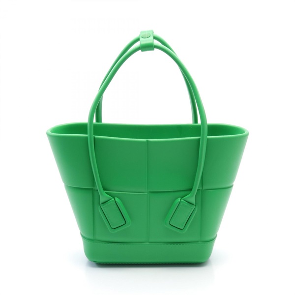 BOTTEGA VENETA The Arco Shoulder Hand Tote bag 691194 rubber Green Used Women