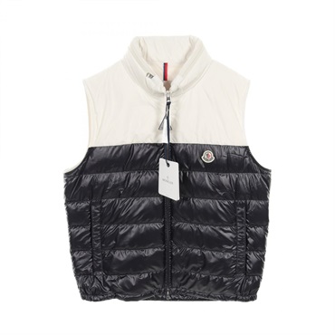 MONCLER Cerces Down vest #5 hoodie 1A00058595ZJ7785 polyester Black White