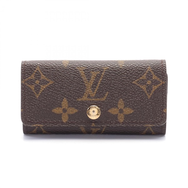 LOUIS VUITTON Multicles 4 key holder M62631 Monogram canvas Brown Used unisex LV
