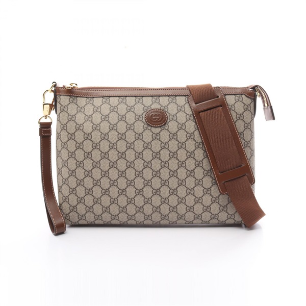 GUCCI Interlocking G GG Supreme Shoulder crossbody Bag 79208492THG8563 canvas