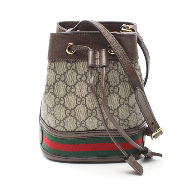 GUCCI Ophidia mini bucket GG Supreme Shoulder Bag 55062096I3B8745 canvas leather
