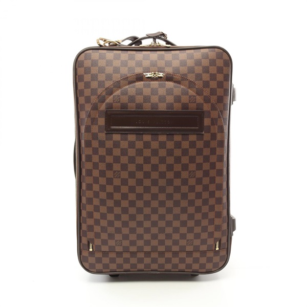 LOUIS VUITTON Pegas 55 Carry Bag N23294 Damier canvas Brown Ebene Used unisex LV