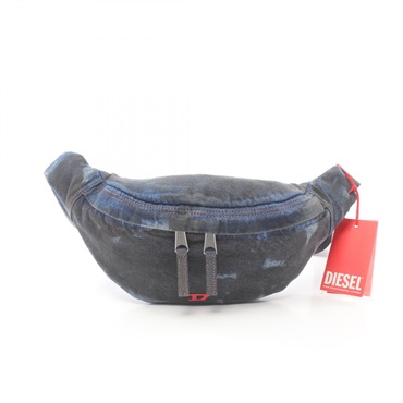 DIESEL RAVE Belt bag X09924P6332HA067 denim Navy NEW mens