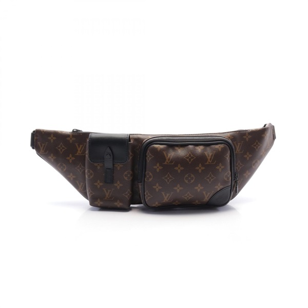 LOUIS VUITTON Christopher Waist bum bag M45337 Monogram macassar PVC coated Used