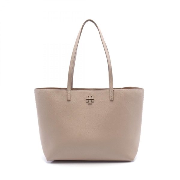 Tory Burch MCGRAW Tote Shoulder Bag 152221200 leather Beige NEW Women