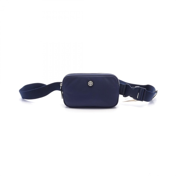 Tory Burch VIRGINIA BELT Crossbody Shoulder bag 149530403 Nylon Navy NEW