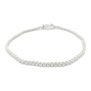 JEWELRY Diamond Bracelet 18KWG White Gold Used Women