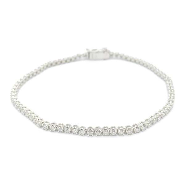 JEWELRY Diamond Bracelet 18KWG White Gold Used Women