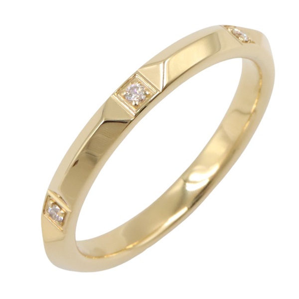 TIFFANY＆CO True Ring 6P Diamond 18KYG Yellow Gold Used women US size  7.75